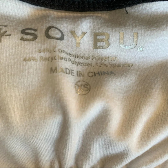 SOYBU women's XS black and white dress with built in bra - Picture 3 of 6